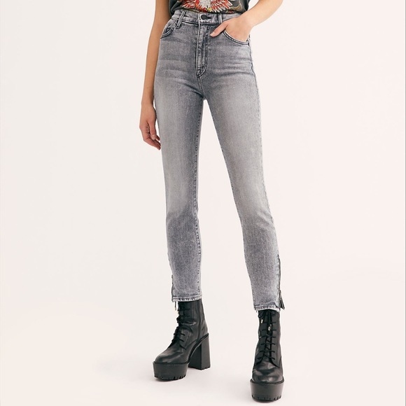 Mother The Swooner High Rise Ankle Zip 